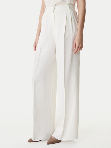 Marella Spodnie materiałowe Adito 2615131221 Écru Straight Fit. Spodnie materiałowe Marella, bez wzorów, z materiału. Za 639.99 zł.