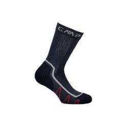 Skarpety trekkingowe CMP POLY MID. Szare skarpetki CMP, bez wzorów, z elastanu. Za 99.99 zł.