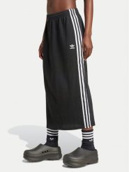 Adidas Spódnica midi IY7279 Czarny Slim Fit. Czarne spódnice adidas, s, bez wzorów, z bawełny, midi. Za 239.99 zł.