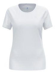 Odlo Koszulka funkcyjna "F-Dry" w kolorze białym rozmiar: M. Białe t-shirty sportowe ODLO, m, bez wzorów, z materiału, bez ramiączek, outdoorowe. Za 140.86 zł.