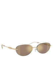 Michael Kors Okulary przeciwsłoneczne Manchester 0MK1151 10145A Złoty. Żółte okulary przeciwsłoneczne Michael Kors, bez wzorów, z tworzywa sztucznego, metalowe. Za 459.99 zł.