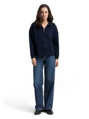 Tom Tailor Bluza w kolorze granatowym rozmiar: XXL. Niebieskie bluzy Tom Tailor, xxl, bez wzorów, bez kaptura. Za 101.94 zł.