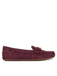 LAUREN RALPH LAUREN Mokasyny Barnsbury 802821629037 Bordowy. Czerwone mokasyny Lauren Ralph Lauren, bez wzorów, ze skóry. Za 689.99 zł.