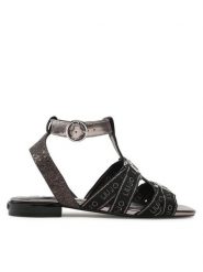 Liu Jo Sandały Astra 26 SA3061 EX157 Czarny. Czarne sandały Liu Jo, bez wzorów, z materiału, bez obcasa, na płaskiej podeszwie, bez zapięcia. Za 579.99 zł.