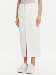 French Connection Spódnica jeansowa 73DZ0 Écru Regular Fit. Spódnice French Connection, bez wzorów, z bawełny. Za 169.99 zł.