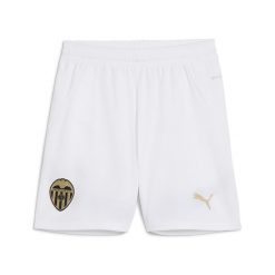 Młodzieżowe szorty Valencia CF 24/25 PUMA White Black. Biała szorty Puma, bez wzorów, młodzieżowe. W wyprzedaży za 134.00 zł.