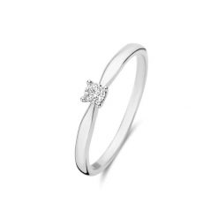 Isabel Bernard Isabel Bernard De la Paix Christine 14 Karat | Weißgold Ring | Diamant 0.10 Karat | IBD330006-48 Pierścionki 1 ct Damski. Białe pierścionki Isabel Bernard, z diamentem, złote. Za 3,396.99 zł.