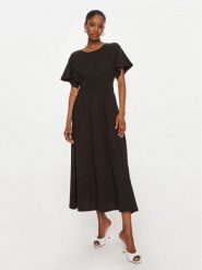 United Colors Of Benetton Sukienka letnia 3BL0DV01I Czarny Regular Fit. Czarne sukienki United Colors Of Benetton, xxs, bez wzorów, z bawełny, bez kołnierzyka, bez ramiączek. Za 139.99 zł.