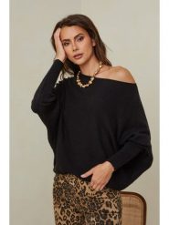 Joséfine Sweter "Hajos" w kolorze czarnym rozmiar: L. Czarne swetry Joséfine, l, bez wzorów, z kaszmiru, bez ramiączek. Za 181.45 zł.