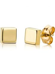 Revoni Złote kolczyki-wkrętki rozmiar: onesize. Żółte kolczyki Revoni, złote. Za 448.99 zł.