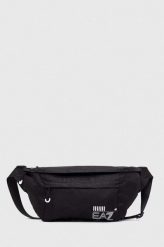 EA7 Emporio Armani nerka kolor czarny. Czarne nerki i saszetki EA7 Emporio Armani, bez wzorów, z włókna, bez dodatków. Za 289.99 zł.