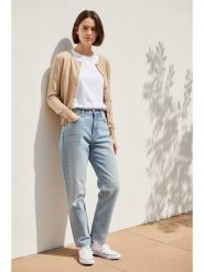 ASSUILI Kardigan w kolorze beżowym rozmiar: 36. Brązowe swetry Assuili, bez wzorów, bez ramiączek. Za 100.99 zł.