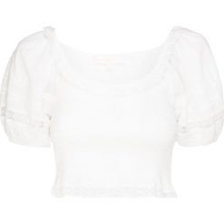 Top LOVESHACKFANCY MOLLY. Białe topy LoveShackFancy, bez wzorów, z bawełny, bez kołnierzyka, bez ramiączek. Za 1,370.00 zł.
