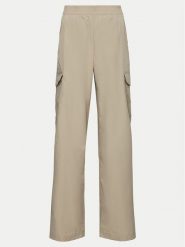 Alpha Industries Spodnie materiałowe 136025 Beżowy Wide Leg. Brązowe spodnie materiałowe Alpha Industries, bez wzorów, z materiału. Za 279.99 zł.