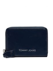 Tommy Jeans Mały Portfel Damski Tjw Ess Must Small Za Patent AW0AW16142 Granatowy. Niebieskie portfele Tommy Jeans, bez wzorów, z jeansu. Za 109.99 zł.