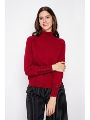 William de Faye Golf w kolorze bordowym rozmiar: 38. Czerwone swetry William de Faye, bez wzorów, klasyczne, bez ramiączek. Za 166.49 zł.