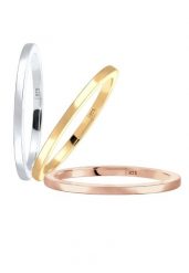 Elli Zestaw damski do łączenia Tri-Color w srebrze próby 925 Sterling Silver Pierścionki 1 ct Damski. Szare pierścionki Elli, pozłacane. Za 378.99 zł.