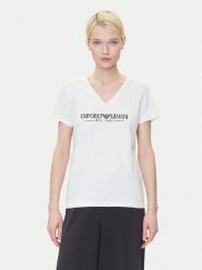 Emporio Armani Underwear T-Shirt EW000409 AF10881 U1131 Biały Regular Fit. Białe t-shirty Emporio Armani Underwear, m, bez wzorów, z bawełny, bez kołnierzyka, bez ramiączek. Za 189.99 zł.