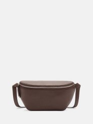 Liebeskind Berlin Skórzana saszetka "Tavia" w kolorze brązowym - 32 x 14 x 7 cm rozmiar: onesize. Brązowe nerki i saszetki Liebeskind Berlin, bez wzorów, z materiału, sportowe, bez dodatków. Za 384.71 zł.