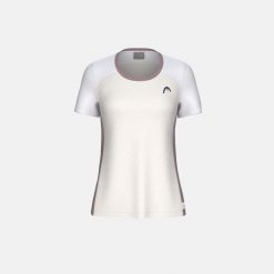 PLAY TECH Damski Top. Białe topy Head, bez wzorów, sportowe, bez kołnierzyka, bez ramiączek. Za 280.00 zł.