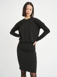 InWear Sukienka codzienna Olla 30107782 Czarny Regular Fit. Czarne sukienki InWear, na co dzień, xxs, bez wzorów, z syntetyku, bez kołnierzyka, bez ramiączek, proste. Za 449.99 zł.