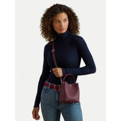 Torebka LAUREN RALPH LAUREN. Czerwone torebki klasyczne Lauren Ralph Lauren, bez wzorów, klasyczne, bez dodatków. Za 1,199.00 zł.