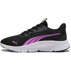 Buty sportowe Puma Flexfocus Lite Modern Woven. Czarne buty do biegania Puma, bez wzorów, bez zapięcia, do biegania. Za 290.00 zł.