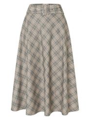 More & More Spódnica w kolorze beżowo-szarym rozmiar: 32. Brązowe spódnice More & More, bez wzorów, z tkaniny, midi, rozkloszowane. Za 130.99 zł.