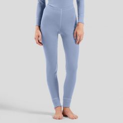 Spodnie Odlo BL BOTTOM long ACTIVE WARM. Niebieskie spodnie narciarskie ODLO, bez wzorów, z materiału, narciarskie. Za 249.99 zł.