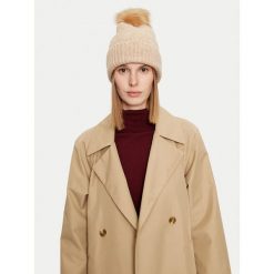Czapka ONLY. Brązowe czapki zimowe ONLY, bez wzorów. Za 69.99 zł.