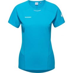 Koszulka szybkoschnąca damska Mammut Aenergy FL T-Shirt. Niebieskie t-shirty Mammut, xl, bez wzorów, casualowe, bez kołnierzyka, bez ramiączek. Za 398.99 zł.