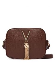 Valentino Torebka Divina VBS1R409G Brązowy. Brązowe listonoszki Valentino, bez wzorów, ze skóry, bez dodatków. Za 329.99 zł.