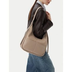 Torebka Lasocki. Brązowe torebki klasyczne Lasocki, bez wzorów, klasyczne, bez dodatków. Za 189.99 zł.