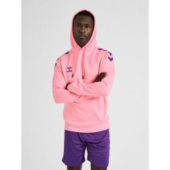 Bluza do piłki ręcznej dla dorosłych Hummel hml CORE XK poly z kapturem. Czerwone bluzy Hummel, xl, bez wzorów, sportowe, bez ramiączek, z kapturem. Za 191.00 zł.