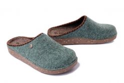 INBLU ED-18 068 zielony, kapcie damskie. Zielone kapcie Inblu, bez wzorów, z tkaniny. Za 104.90 zł.
