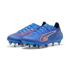 Buty piłkarskie unisex ULTRA 6 ULTIMATE MxSG PUMA. Białe buty do biegania Puma, bez wzorów, bez zapięcia, do biegania. Za 979.00 zł.