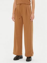 Max Mara Leisure Spodnie dresowe Curve 2426786068 Brązowy Regular Fit. Brązowe spodnie dresowe Max Mara Leisure, bez wzorów, z bawełny. Za 599.99 zł.