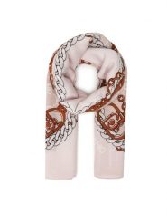 Liu Jo Chusta Ecs Foulard Logo Me 2F5073 T0300 Różowy. Czerwone chusty Liu Jo, bez wzorów, z materiału. Za 219.99 zł.