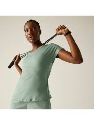 Dare 2b Koszulka sportowa "Vigilant" w kolorze zielonym rozmiar: 44. Zielone t-shirty sportowe Dare 2b, s, bez wzorów, z materiału, bez ramiączek, outdoorowe. Za 61.60 zł.
