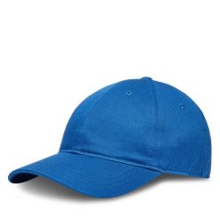 Czapka z daszkiem Lacoste. Niebieskie czapki z daszkiem Lacoste, bez wzorów. Za 259.99 zł.