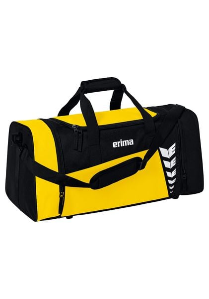 Torba sportowa Erima Six Wings. Czarne torby sportowe Erima, bez wzorów, z poliesteru, na ramię. Za 153.00 zł.