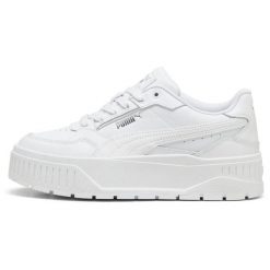 Buty sportowe damskie Puma Karmen II. Białe buty treningowe Puma, bez wzorów, z materiału, bez zapięcia, trekkingowe. Za 490.00 zł.