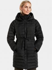 Didriksons Kurtka puchowa Karla 504316 Czarny Regular Fit. Czarne kurtki Didriksons, na zimę, bez wzorów, z puchu, bez kaptura. Za 759.99 zł.