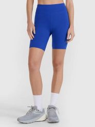 4F Szorty funkcyjne w kolorze niebieskim rozmiar: M. Niebieskie szorty sportowe 4f, bez wzorów, z materiału, na fitness i siłownię. Za 92.21 zł.