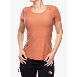 Koszulka szybkoschnąca damska Royal Robbins Amp Lite SS. Czerwone t-shirty sportowe ROYAL ROBBINS, bez wzorów, bez ramiączek. Za 181.99 zł.