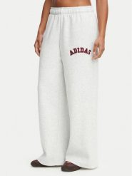 Adidas Spodnie dresowe Adidas Damskie 3-Stripes KU0333 Szary Loose Fit. Szare spodnie dresowe adidas, bez wzorów, z dresówki. Za 238.99 zł.