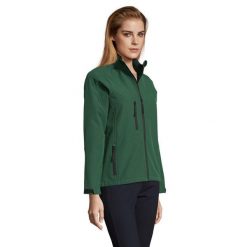 Kurtka Damska Roxy Soft Shell. Niebieskie kurtki SOL'S, m, bez wzorów, z elastanu, bez kaptura. Za 212.99 zł.