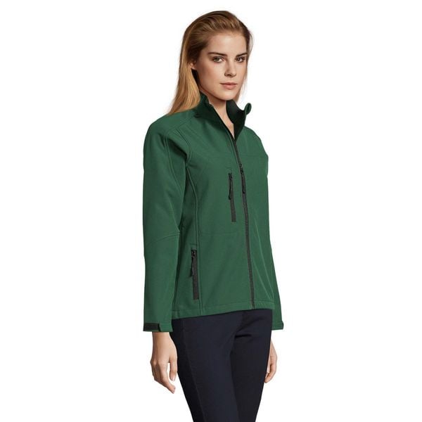 Kurtka Damska Roxy Soft Shell. Niebieskie kurtki SOL'S, m, bez wzorów, z elastanu, bez kaptura, trekkingowe. Za 215.99 zł.