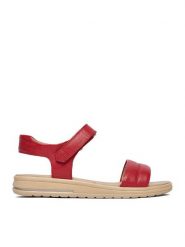 Lasocki Sandały CEO-WI23-MALTA-02 Czerwony. Czerwone sandały Lasocki, bez wzorów, ze skóry, bez obcasa, na płaskiej podeszwie, bez zapięcia. Za 159.99 zł.