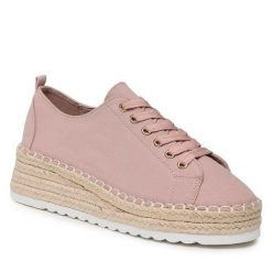 Espadryle Jenny Fairy. Czerwone espadryle Jenny Fairy, bez wzorów, bez obcasa. Za 119.99 zł.